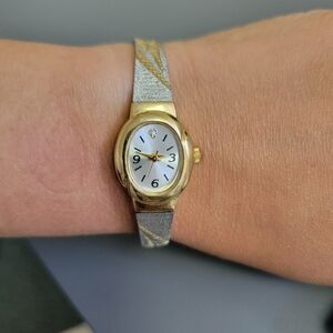 Elegant Vintage Gold and Silver Watch